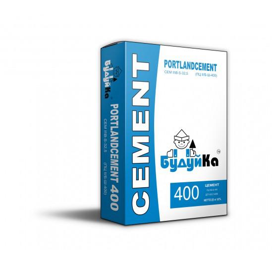 Цемент 400 БУДУЙКА мішок 25 кг